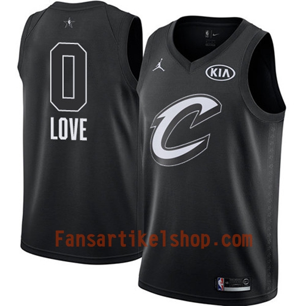 NBA Cleveland Cavaliers Trikot Kevin Love 0 2018 All-Star Jordan Brand Schwarz Swingman - Herren NBA Cleveland Cavaliers Trikot Kevin Love 0 2018 All-Star Jordan Brand Schwarz Swingman - Herren